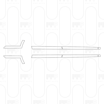 Voorgesneden PPF Volkswagen Atlas (US) SE 2026