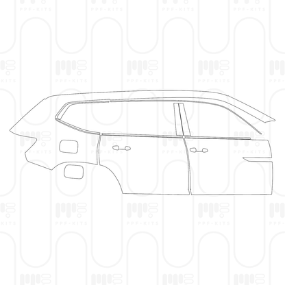 Voorgesneden PPF Volkswagen Atlas (US) Peak Edition 2026