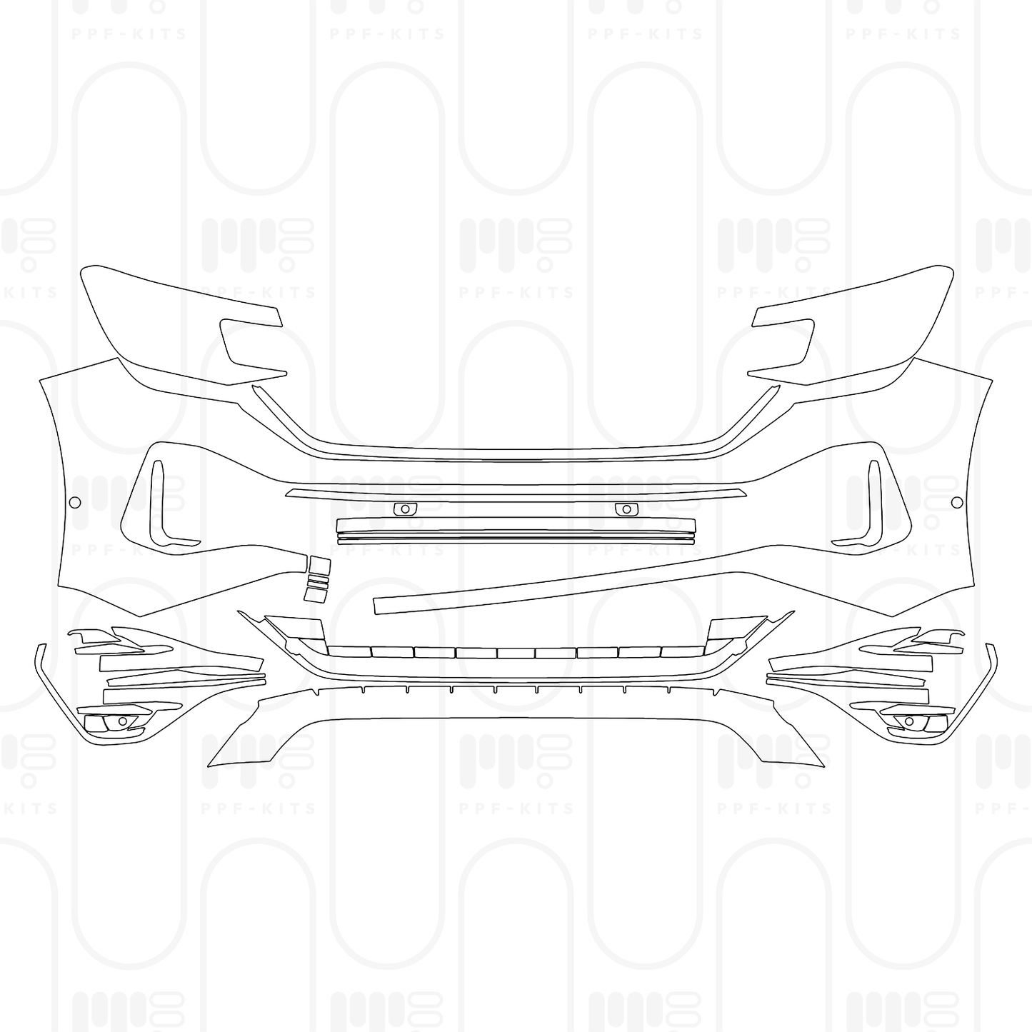 Voorgesneden PPF Volkswagen Atlas Cross Sport (US) SEL Premium R-Line 2026