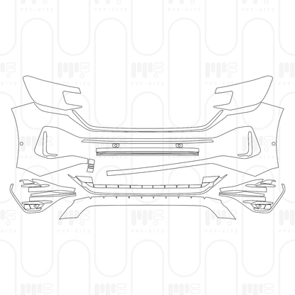 Voorgesneden PPF Volkswagen Atlas Cross Sport (US) SEL Premium R-Line 2026