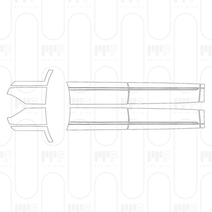 Voorgesneden PPF Volkswagen Atlas (US) SEL Premium R-Line 2026