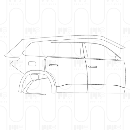 Voorgesneden PPF Volkswagen Teramont Pro Base 2026