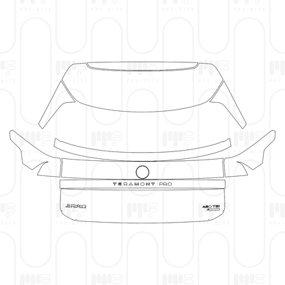 Voorgesneden PPF Volkswagen Teramont Pro Base 2026