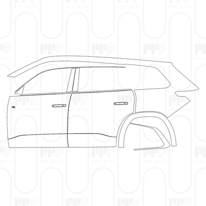 Voorgesneden PPF Volkswagen Teramont Pro R-Line 2026