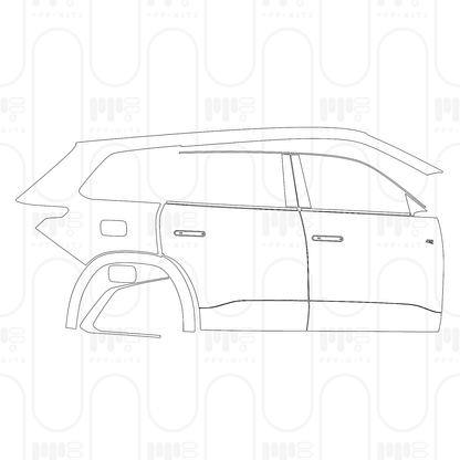 Voorgesneden PPF Volkswagen Teramont Pro R-Line 2026