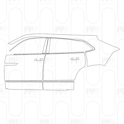 Voorgesneden PPF Volkswagen Atlas Cross Sport (US) SEL Premium R-Line 2026