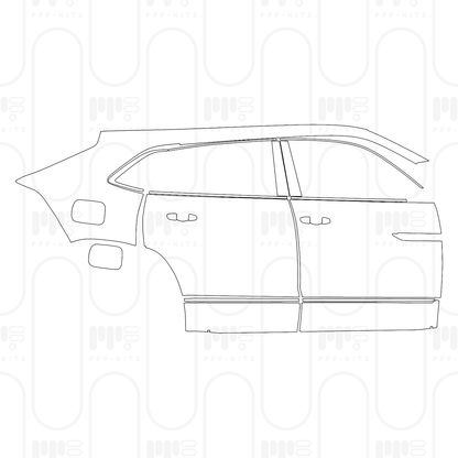 Voorgesneden PPF Volkswagen Atlas Cross Sport (US) SEL Premium R-Line 2026