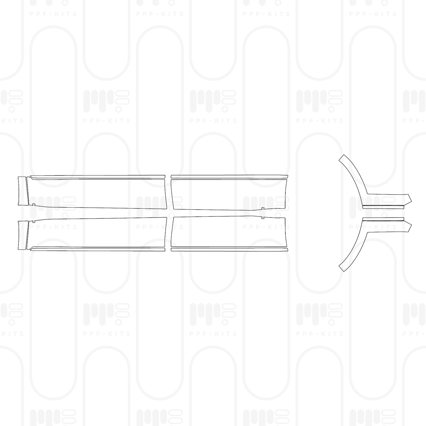 Voorgesneden PPF Volkswagen Atlas Cross Sport (US) SE with Technology 2026