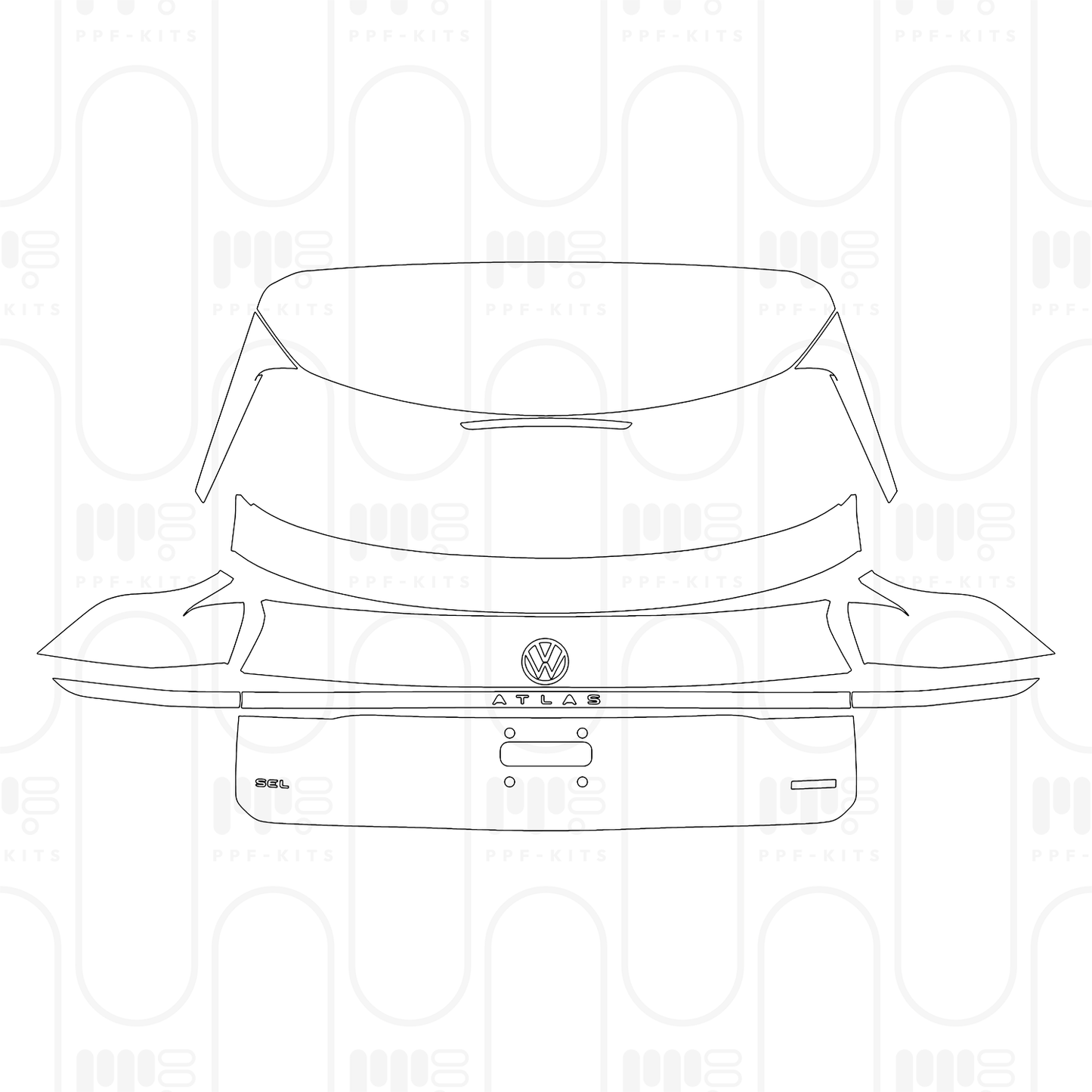 Voorgesneden PPF Volkswagen Atlas Cross Sport (US) SEL Premium R-Line 2026