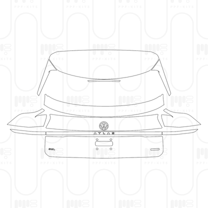 Voorgesneden PPF Volkswagen Atlas Cross Sport (US) SEL Premium R-Line 2026
