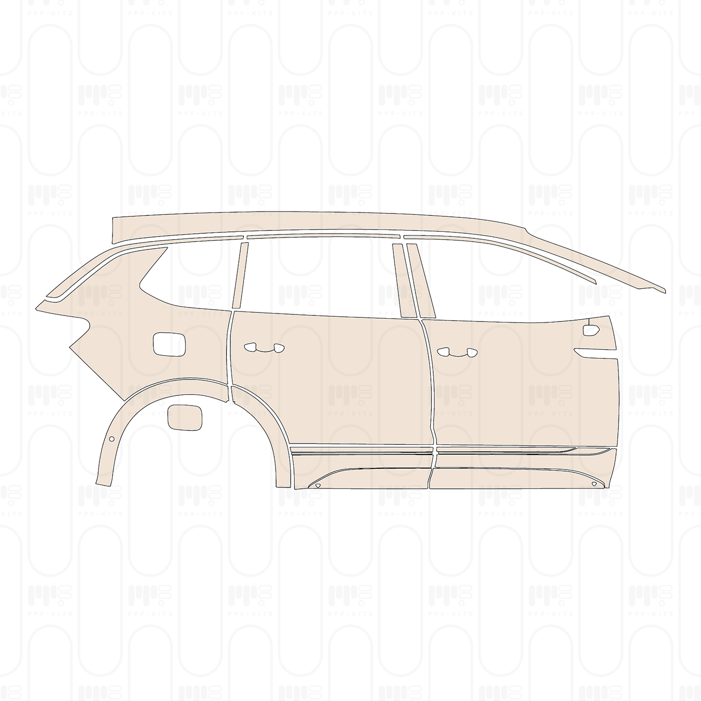 Voorgesneden PPF Volkswagen Talagon R-line 2026