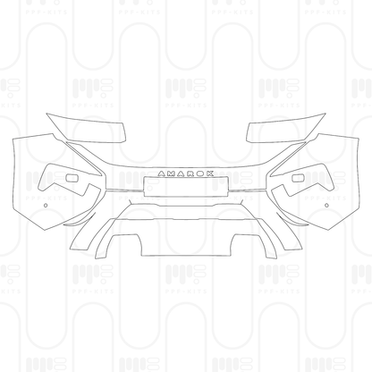 Voorgesneden PPF Volkswagen Amarok Aventura 2026