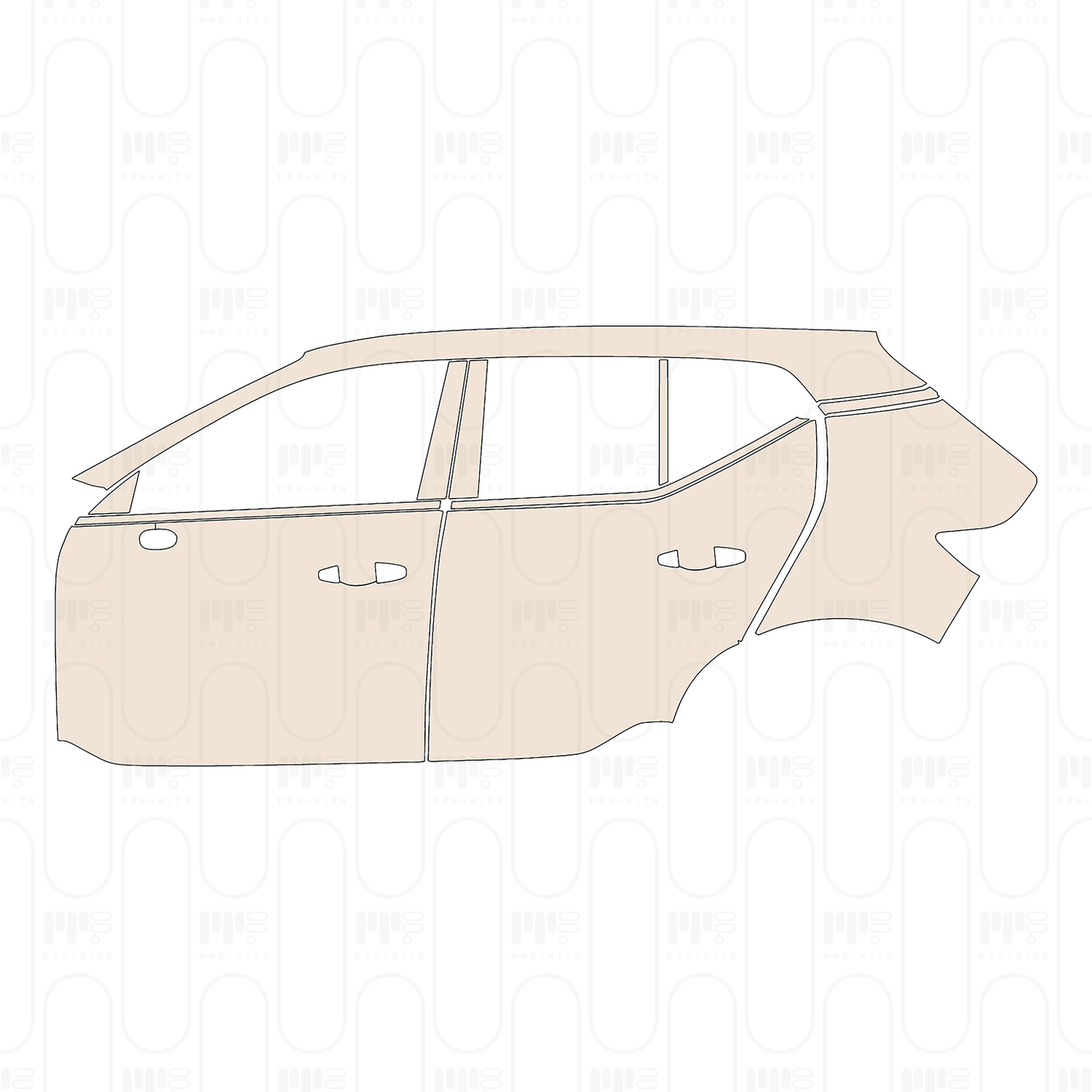 Voorgesneden PPF Volvo XC40 Inscription 2026