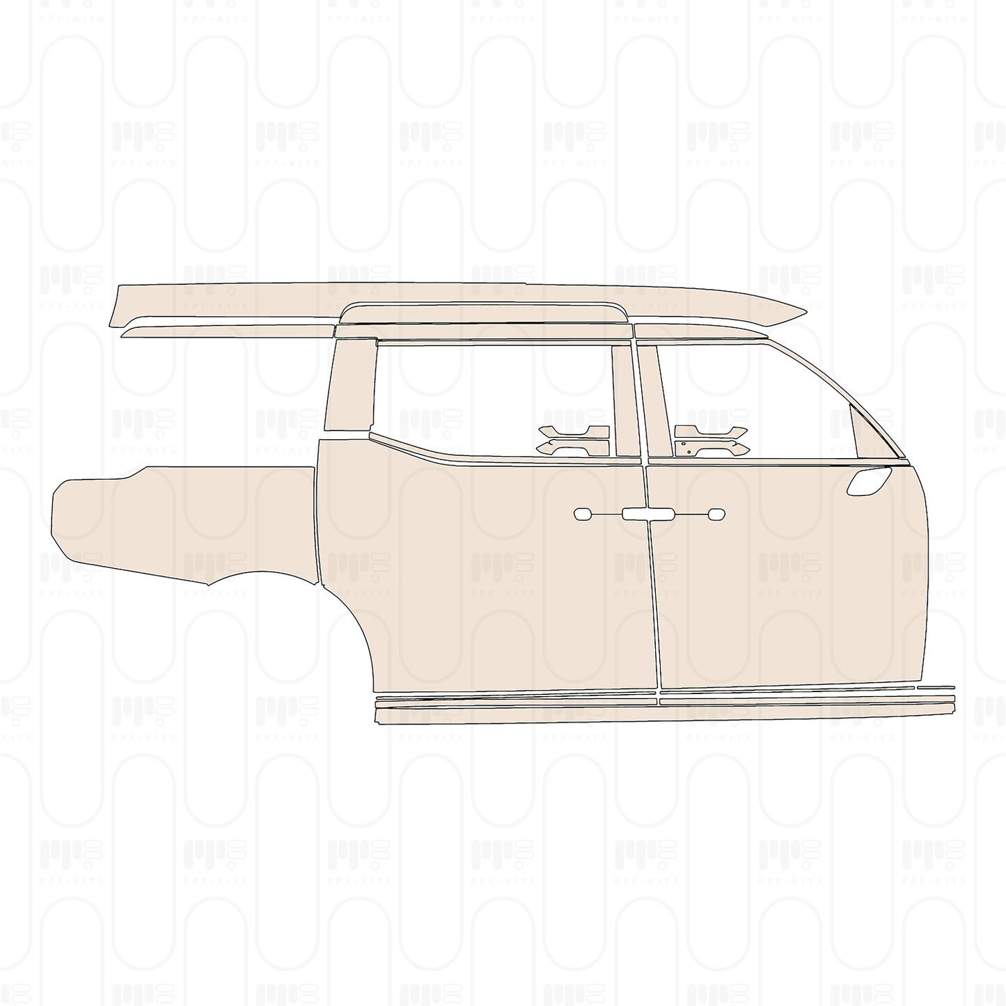 Voorgesneden PPF Volvo EM90 2026