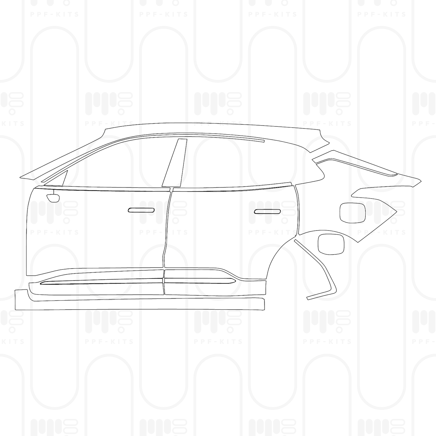 Pre-Cut PPF Zeekr 001 2026