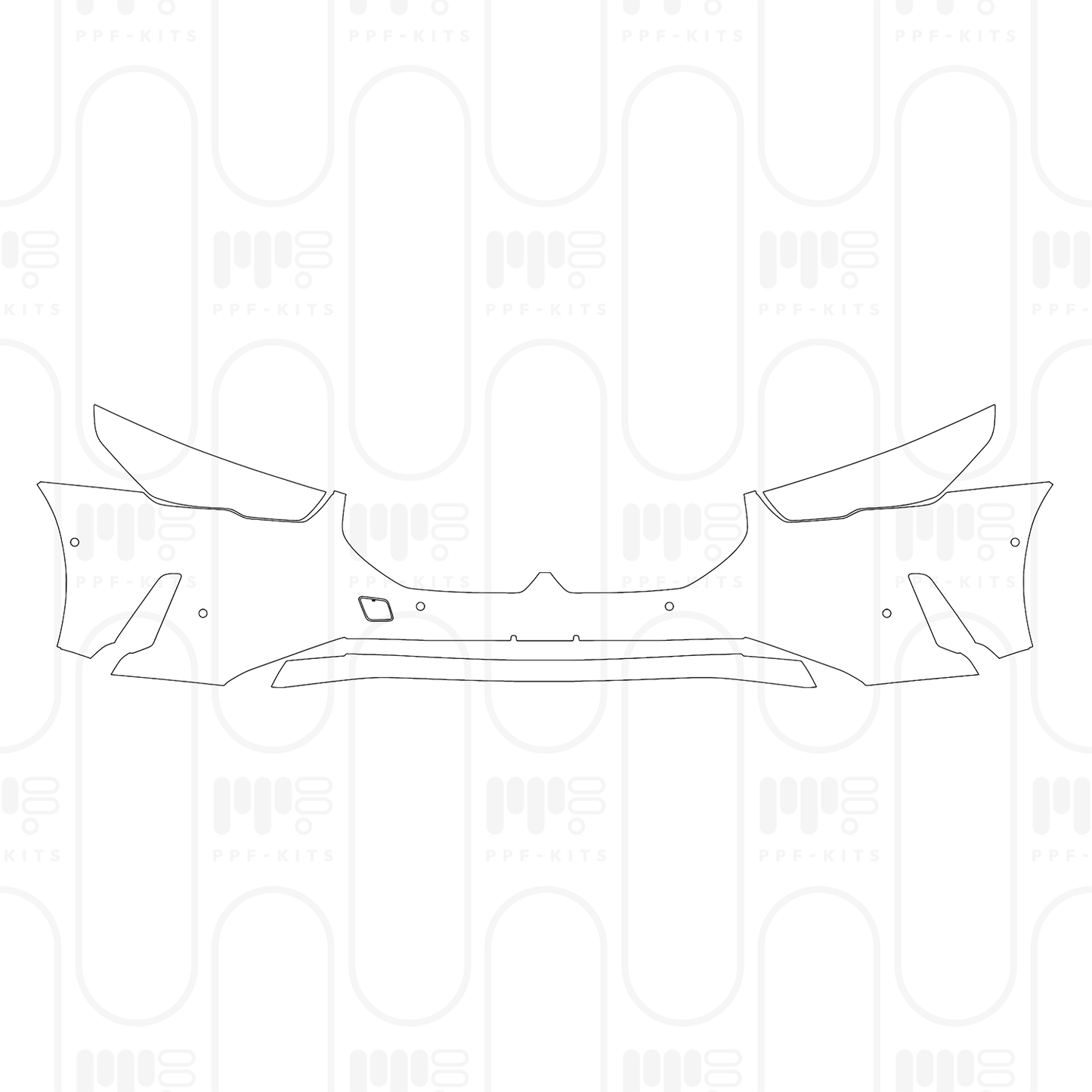 Voorgesneden PPF BMW 5 Series Touring Base 2026