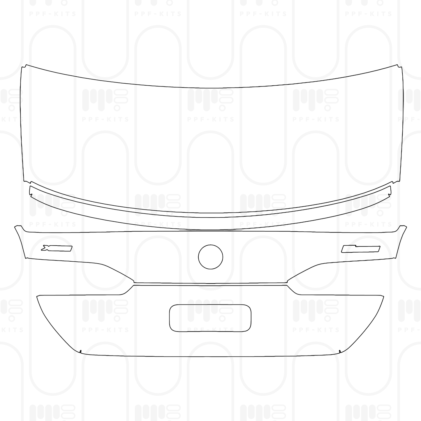 Voorgesneden PPF BMW 5 Series Sedan Standard Wheelbase Base 2026