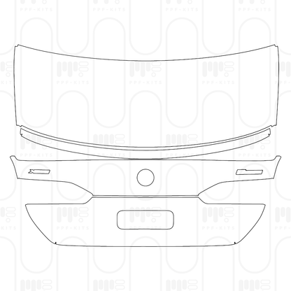 Voorgesneden PPF BMW 5 Series Sedan Standard Wheelbase Base 2026