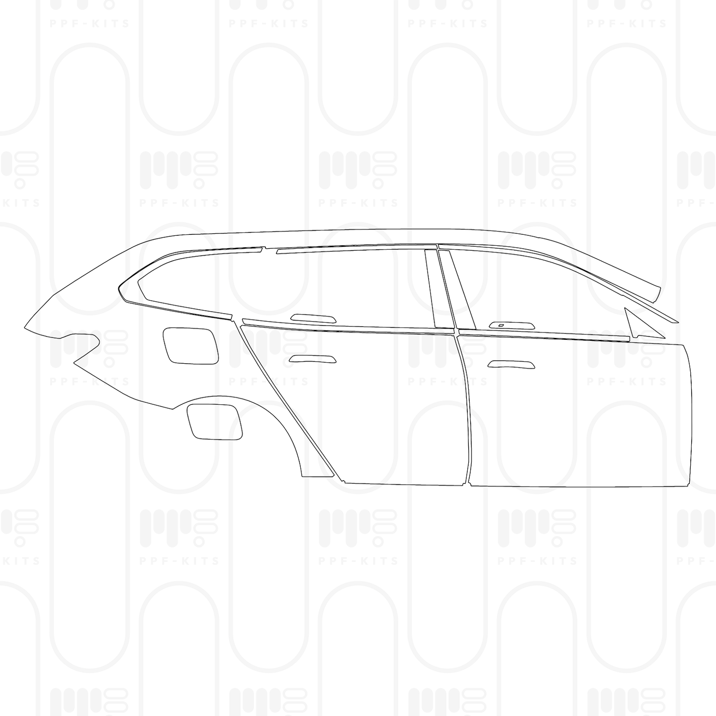 Voorgesneden PPF BMW 5 Series Touring Base 2026