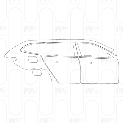 Voorgesneden PPF BMW 5 Series Touring Base 2026