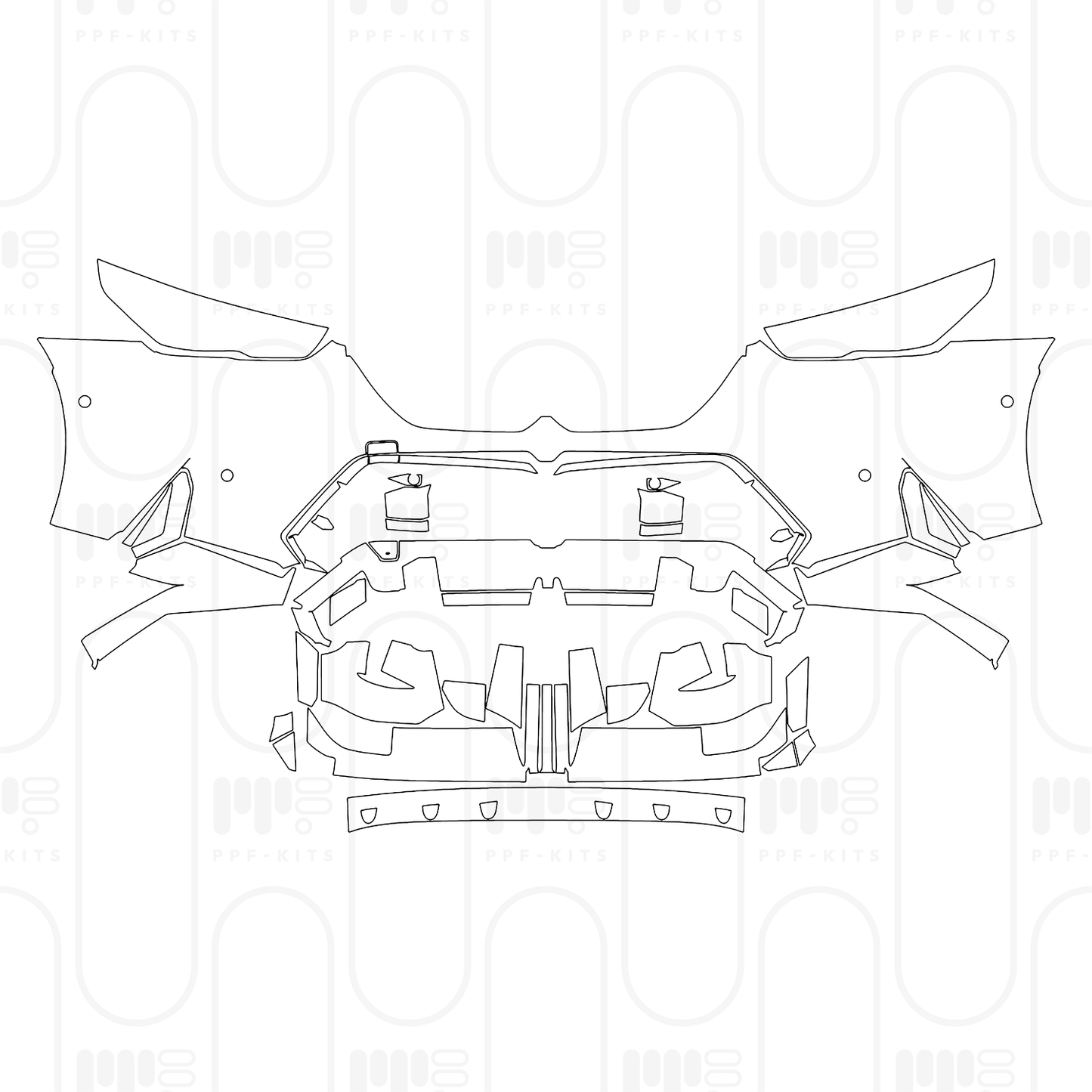 Voorgesneden PPF BMW 5 Series Touring M5 2026