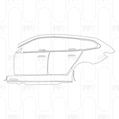 Voorgesneden PPF BMW 5 Series Touring M5 2026