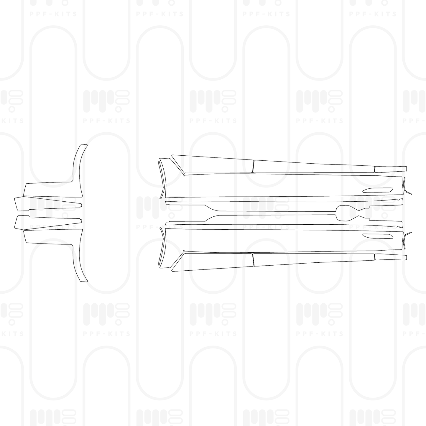Voorgesneden PPF BMW 5 Series Touring M5 2026