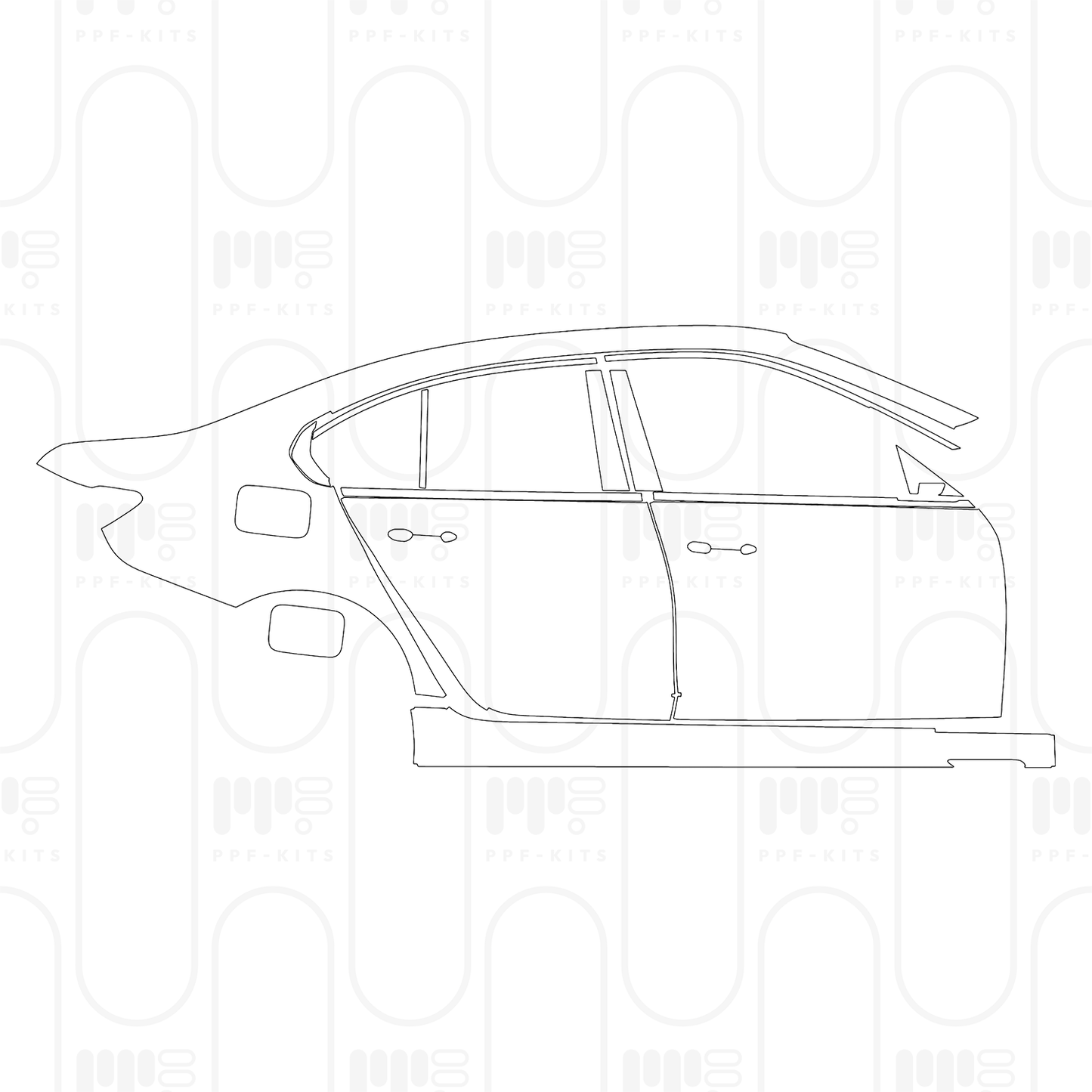 Voorgesneden PPF BMW 3 Series Sedan M340i 2026