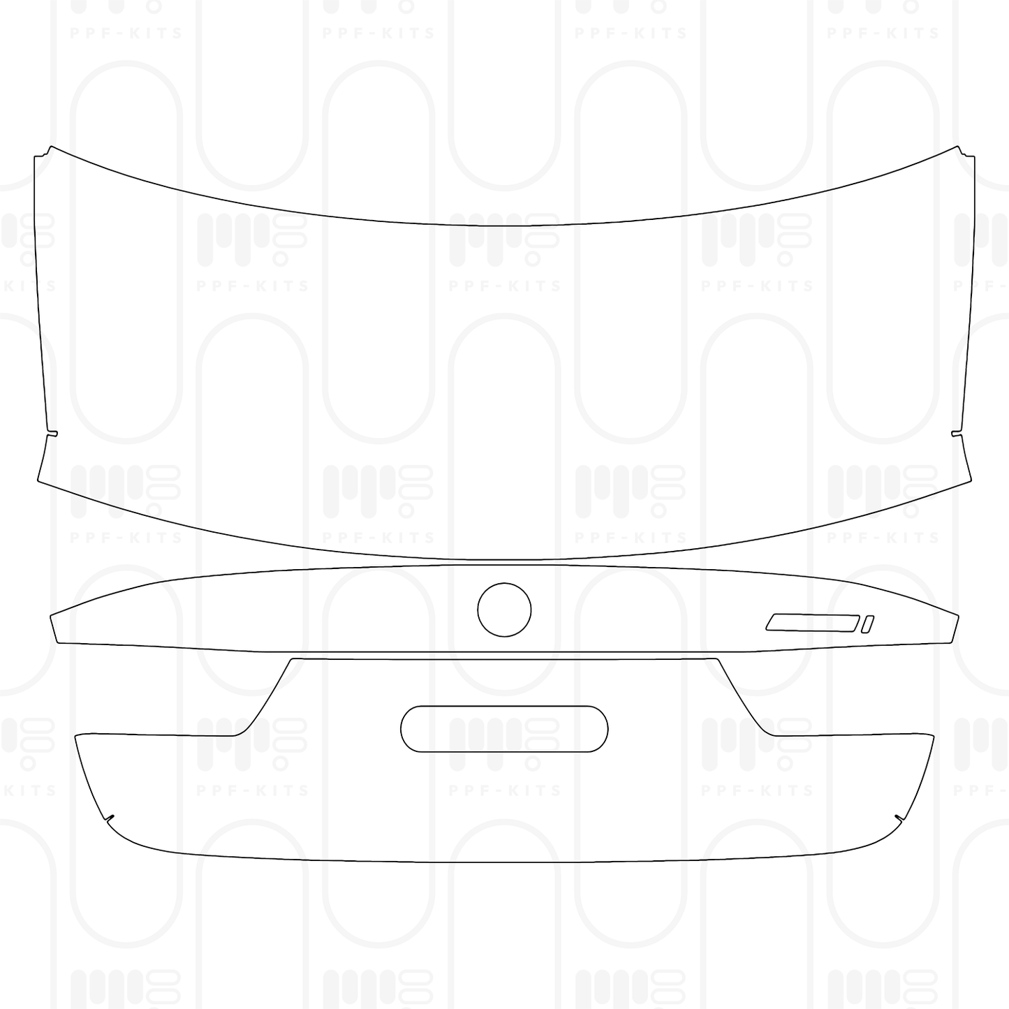 Voorgesneden PPF BMW 3 Series Sedan Base Extended Wheelbase 2026