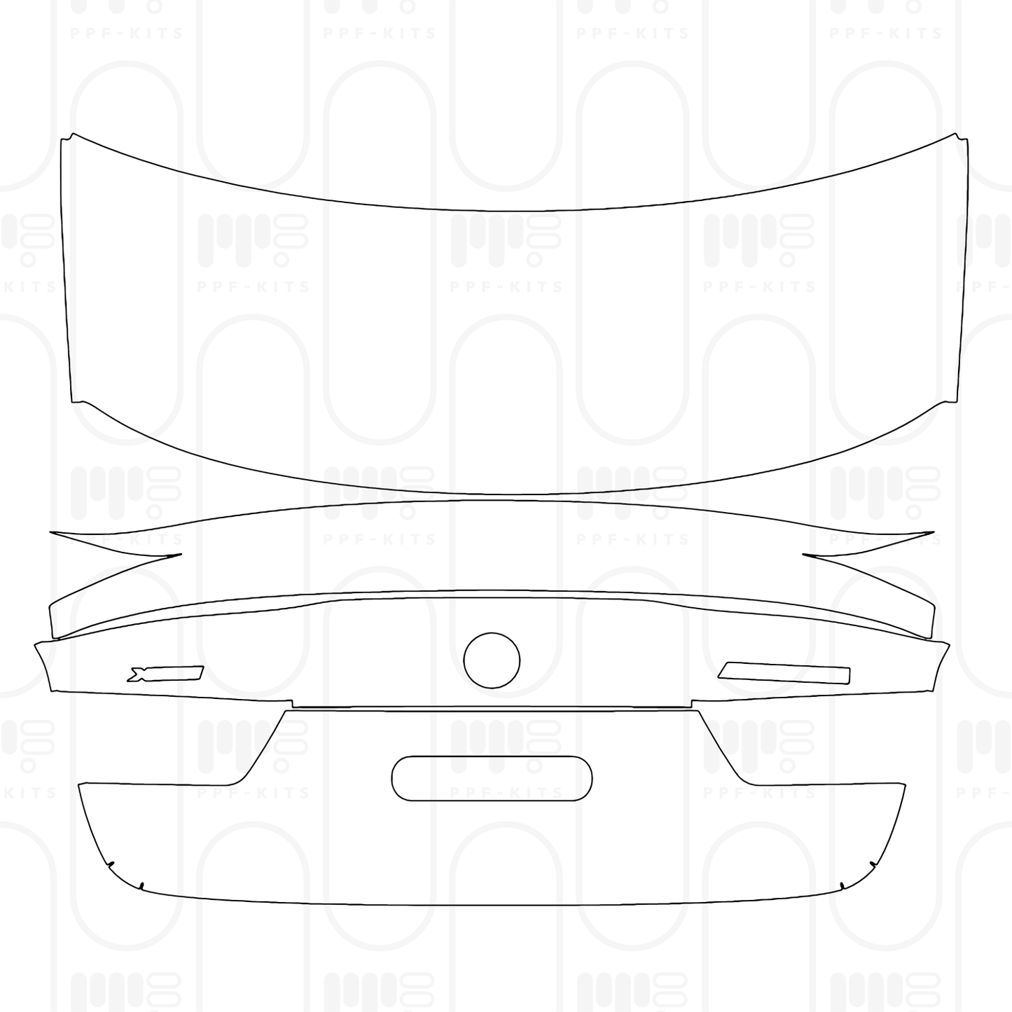 Voorgesneden PPF BMW 3 Series Sedan M340i 2026