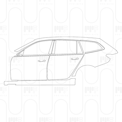 Voorgesneden PPF BMW 3 Series Touring Wagen M340i 2026