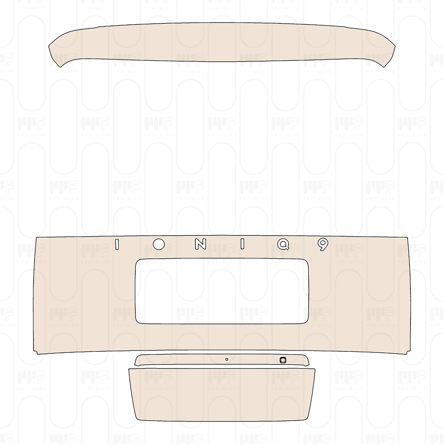 Voorgesneden PPF Hyundai IONIQ 9 S 2026