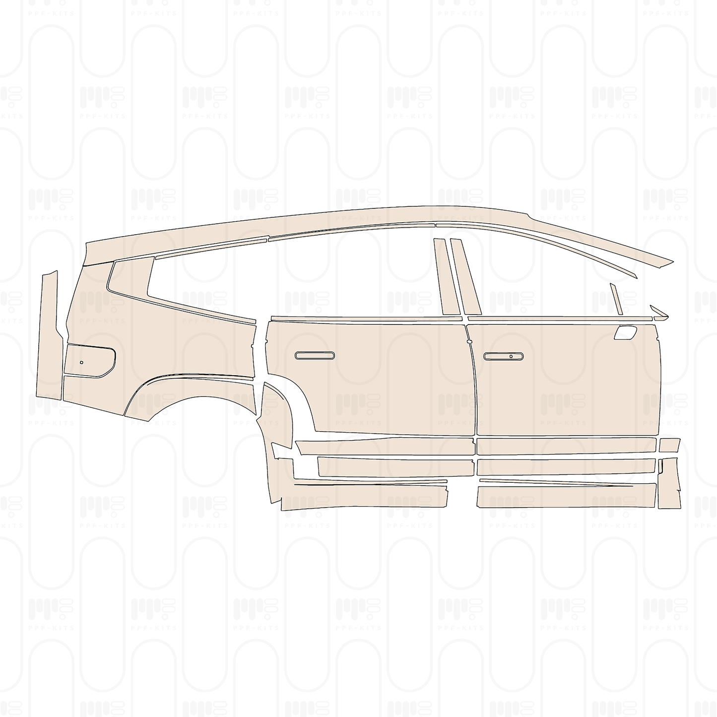 Voorgesneden PPF Hyundai IONIQ 9 S 2026