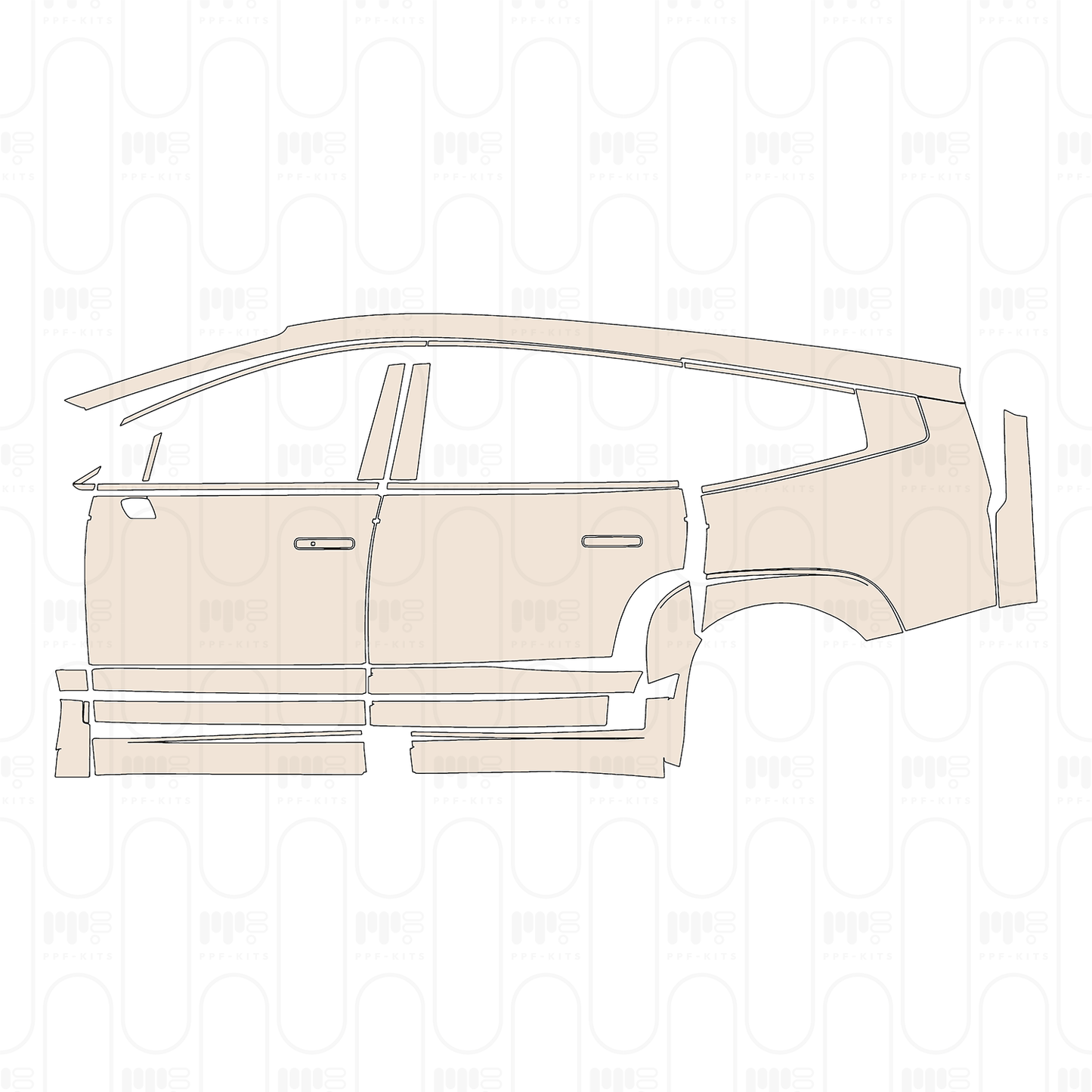 Voorgesneden PPF Hyundai IONIQ 9 S 2026