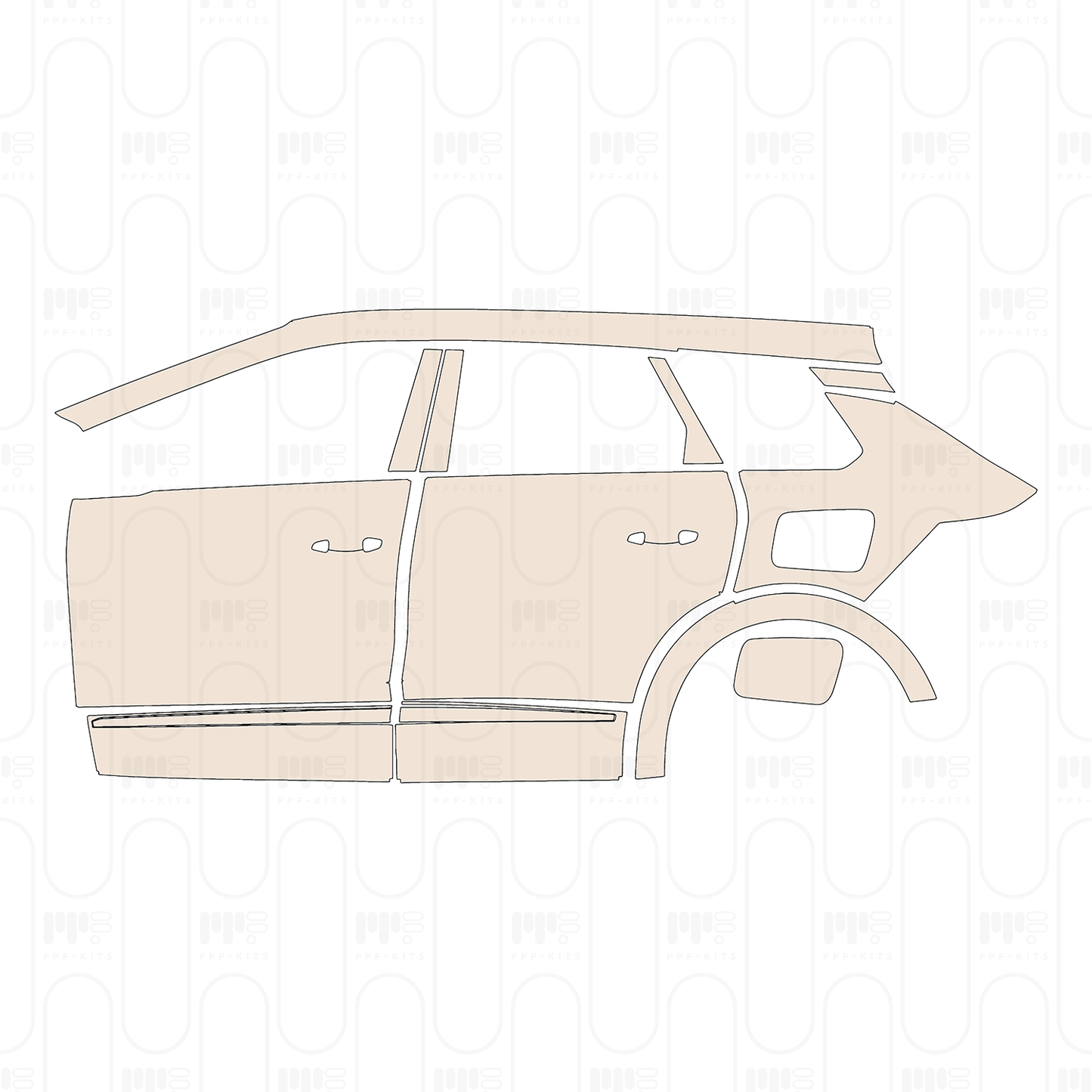 Voorgesneden PPF Opel Grandland PHEV GS 2026