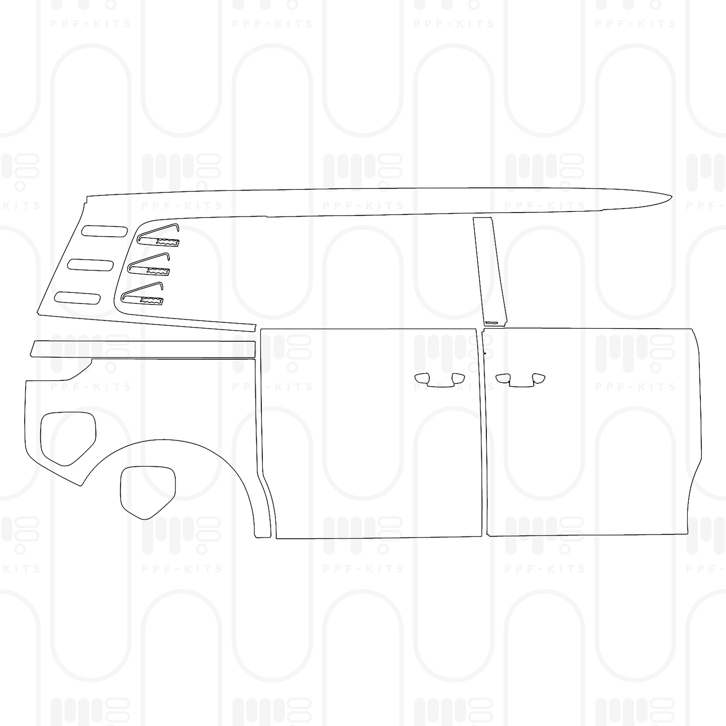 Voorgesneden PPF Volkswagen ID.BUZZ Standard Wheelbase Standard 2026