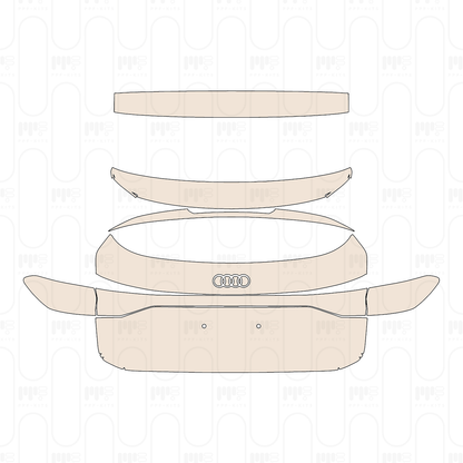 Voorgesneden PPF Audi Q6 e-tron Sportback S-Line 2025