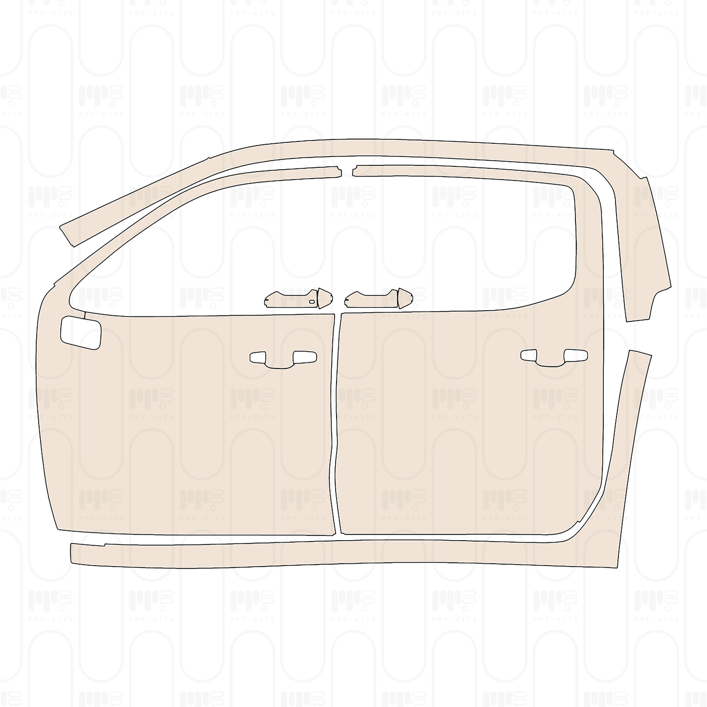 Voorgesneden PPF Chevrolet Silverado 1500 ZR2 2025