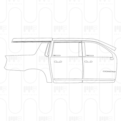 Voorgesneden PPF GMC Yukon XL Denali Ultimate 2025