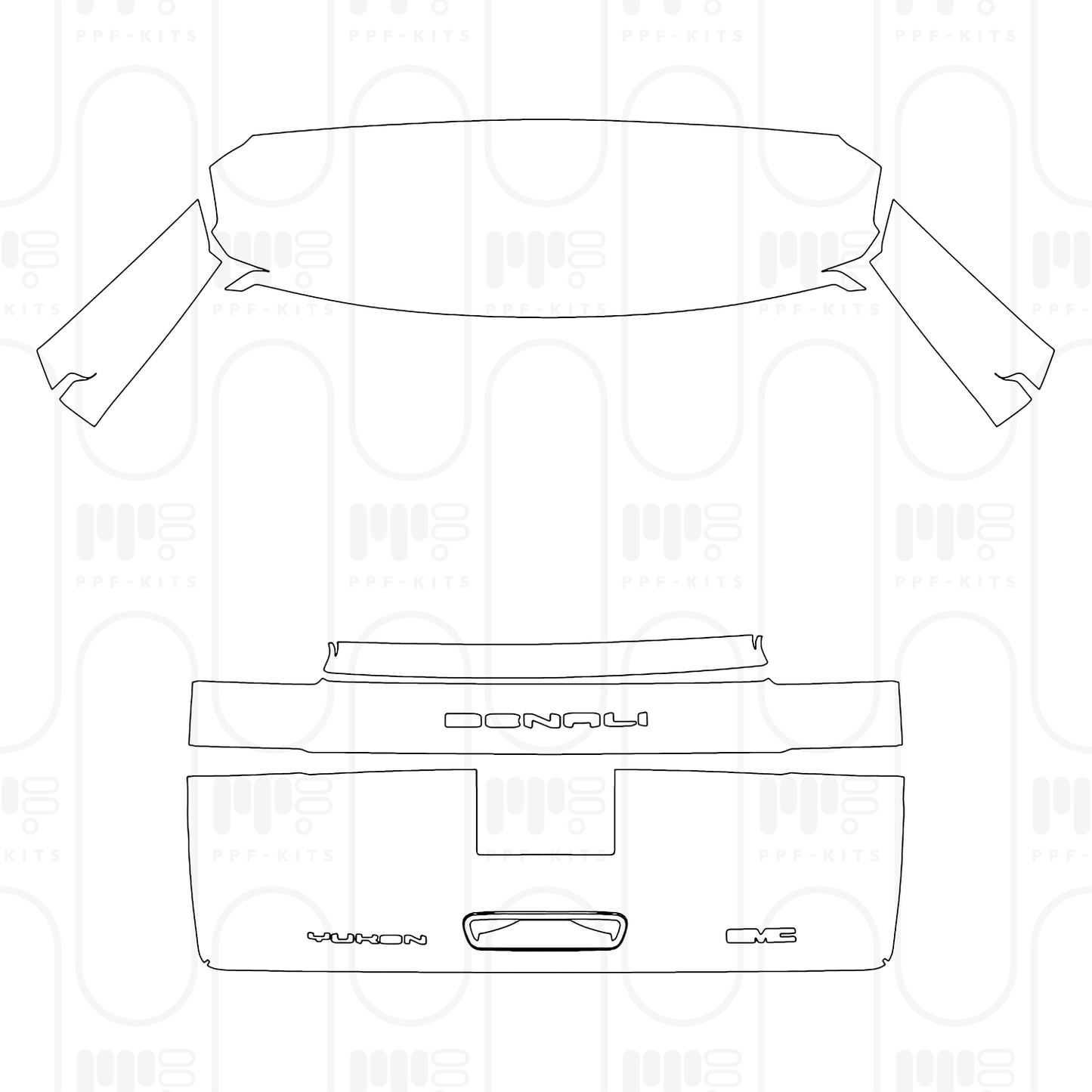 Voorgesneden PPF GMC Yukon XL Denali Ultimate 2025