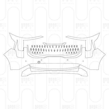 Voorgesneden PPF KIA Carnival (US) LX 2025
