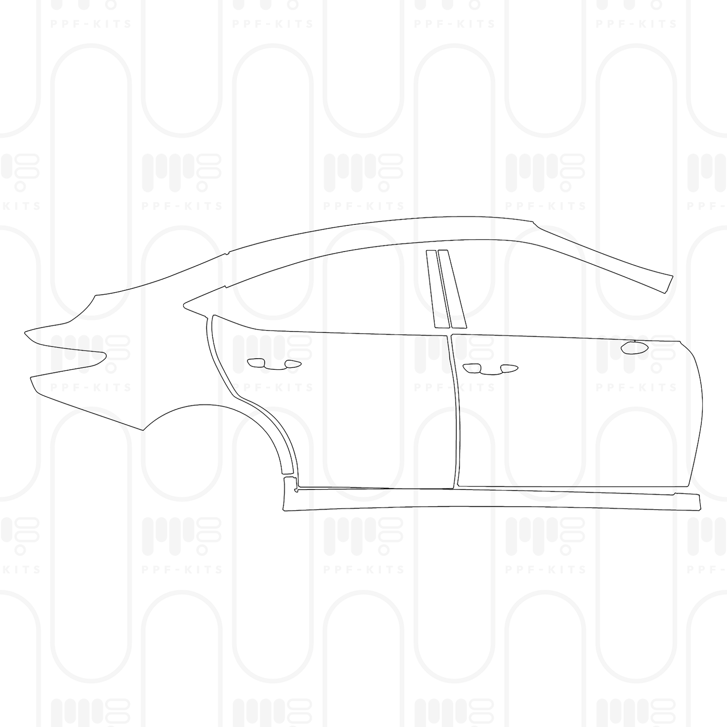 Voorgesneden PPF Lexus ES (US) F Sport 2025