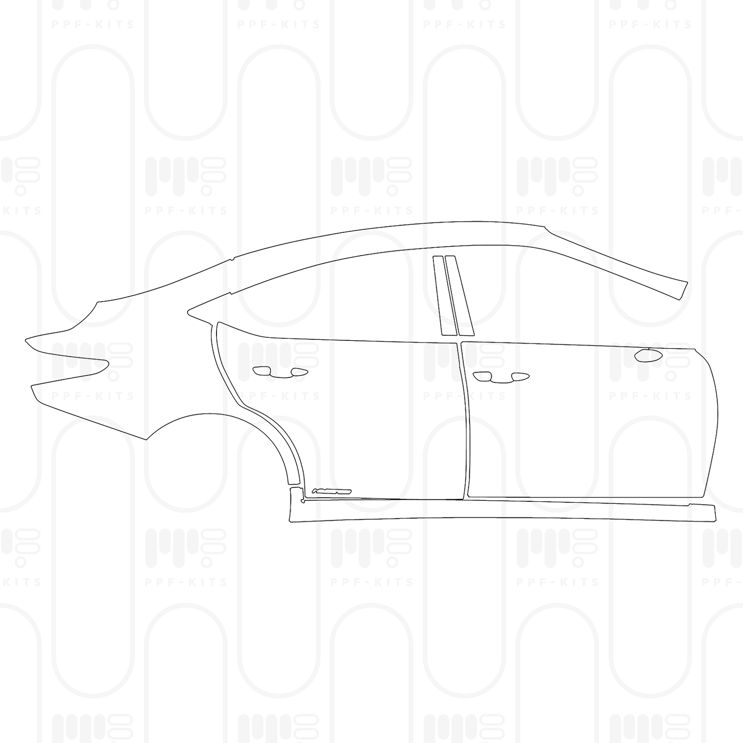 Voorgesneden PPF Lexus ES (US) F Sport 2025