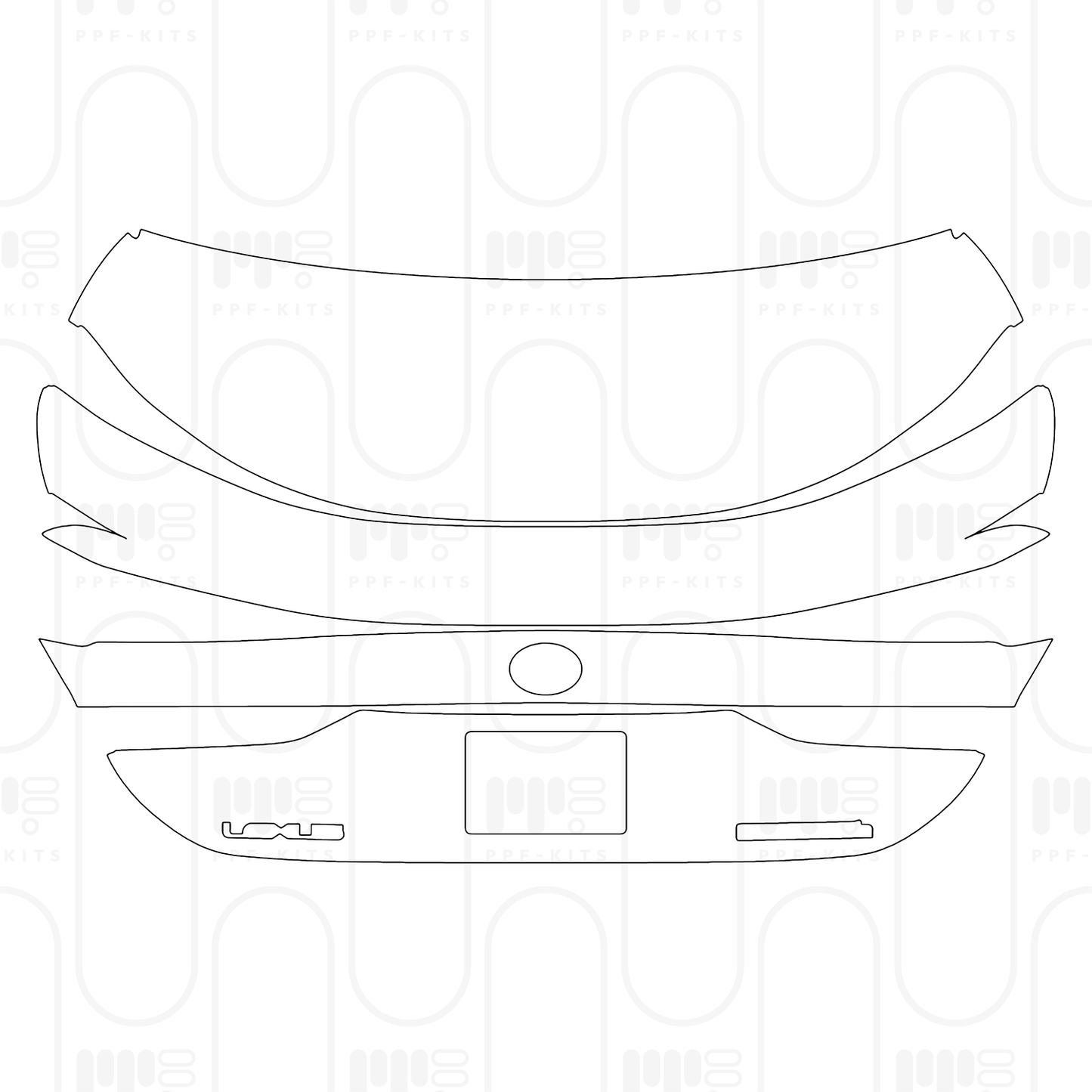 Voorgesneden PPF Lexus ES (US) F Sport 2025