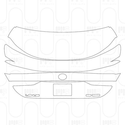 Voorgesneden PPF Lexus ES (US) F Sport 2025