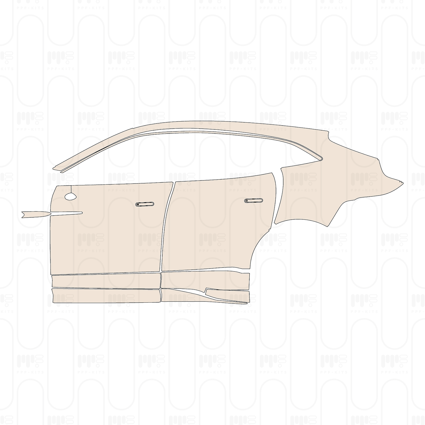 Voorgesneden PPF Aston Martin DBX 707 2025