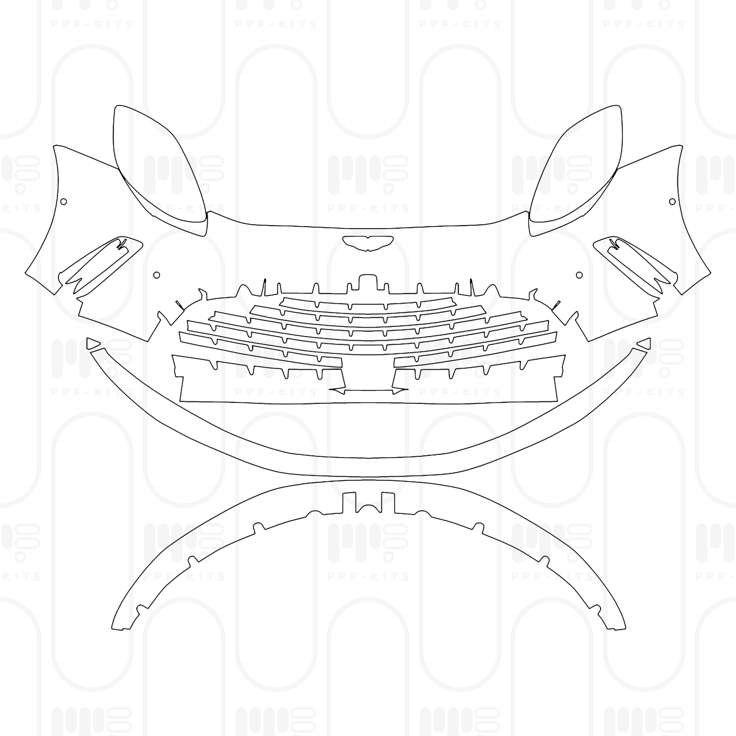 Voorgesneden PPF Aston Martin Vantage V8 Roadster 2025