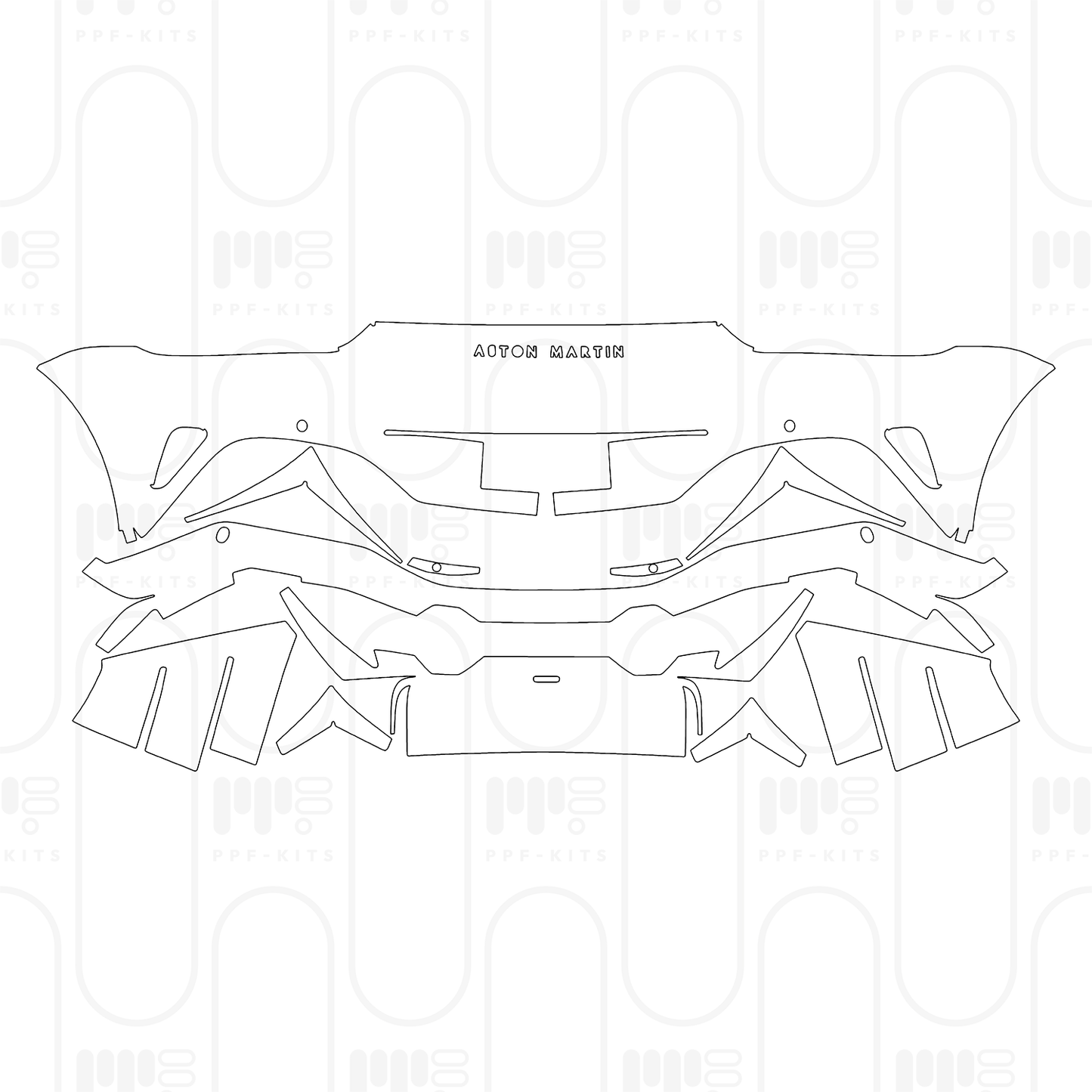 Voorgesneden PPF Aston Martin Vantage V8 Roadster 2025