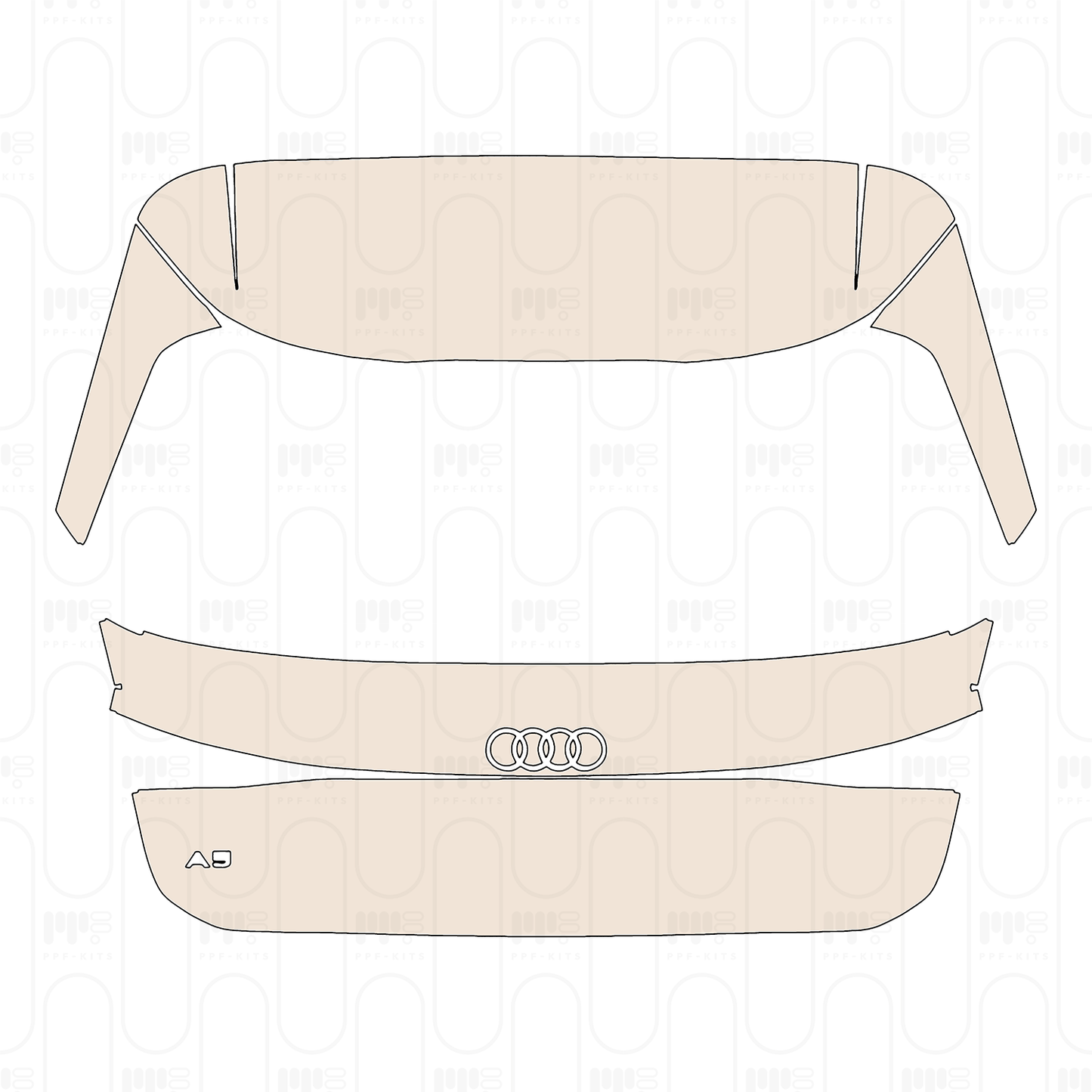 Voorgesneden PPF Audi A5 Avant S-Line 2025