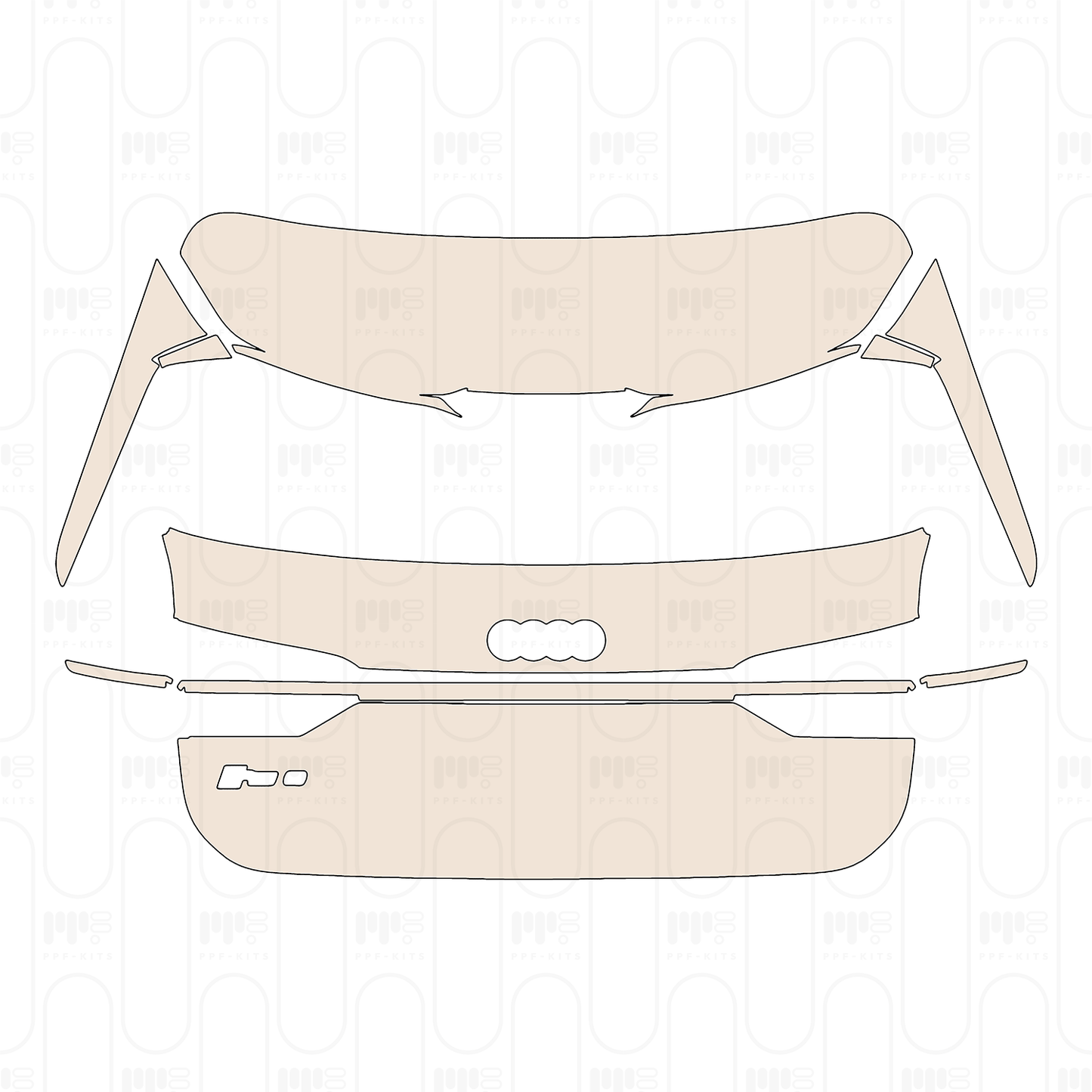 Voorgesneden PPF Audi A6 RS6 Avant 2024